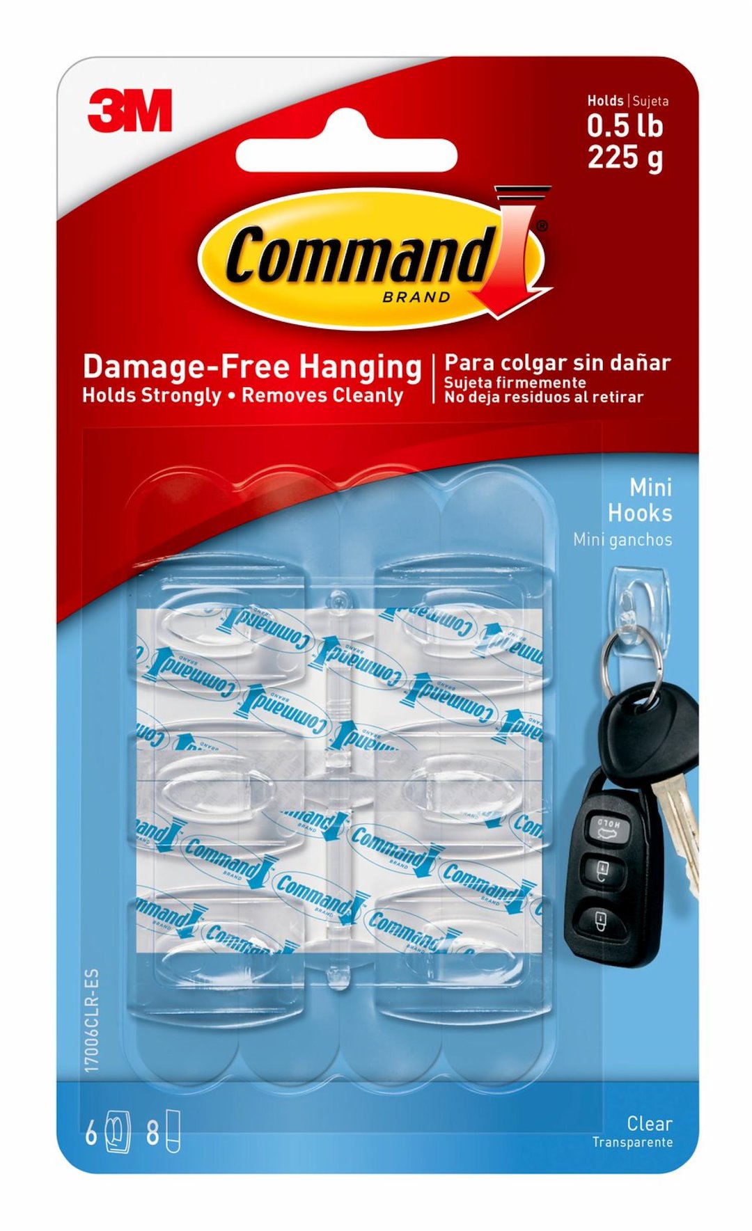 3m 17006clr-Es Multi Purpose Hook||||86||t5517006clres||1920204