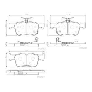 Brembo P28103n Brake Pad||p28103n_Drw.Jpg||87||brmp28103n||1752947