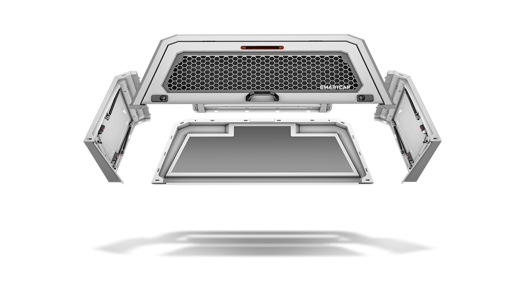 Smartcap Ec1006-Wh Truck Cap||smartcap Evoc Commercial Exploded View.Png||85||rsiec1006wh||1756499