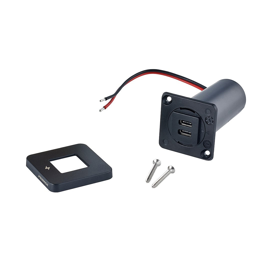 Scanstrut Sc-Tile-20 Usb Outlet||sc-Tile-20 Dual Usb-C Unassembled.Jpg||87||scasctile20||1744846
