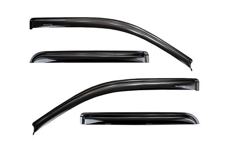 Product of TrailFX 4738H TFX 4-PC Window Vents Outside Channel Rainguard 