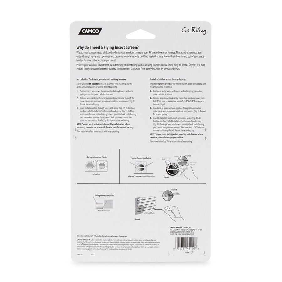 Camco 42150 Bug Screen - Rv Appliance||42150_7.Jpg||92||c1w42150||929126