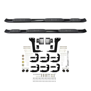 Product of Westin Automotive 21-534735 Black Powder Coated Oval Nerf Bar - Truck Wheel To Wheel 