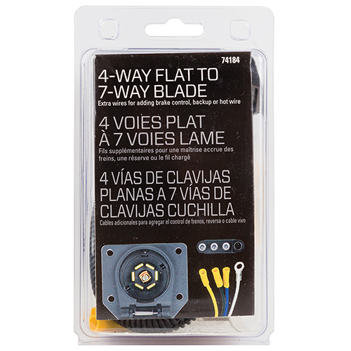 Reese 74184 Trailer Wiring Connector Adapter||74184_F.Png||89||r3474184||1586096