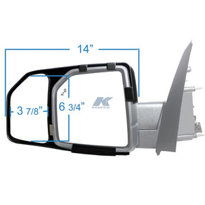 K-Source 81850 Exterior Towing Mirror||81850_3.Jpg||88||k8181850||1131969