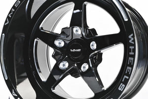 Product of VMS Racing Wheels 15x10 Black Natural Wheel - 5x4.75 Bolt Pattern 