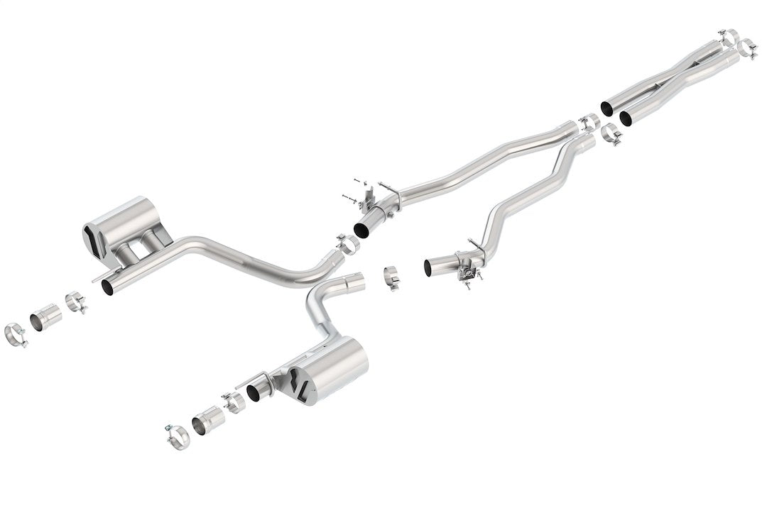 Product of Borla 140641 ATAK ® Series Cat Back System Dual Exhaust System Kit 