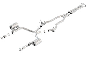 Product of Borla 140641 ATAK ® Series Cat Back System Dual Exhaust System Kit 