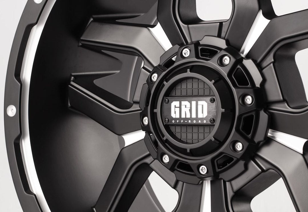 Product of Grid Wheels 18x9 Black With Natural Accents Wheel - Not Applicable Bolt Pattern 