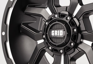 Product of Grid Wheels 18x9 Black With Natural Accents Wheel - Not Applicable Bolt Pattern 