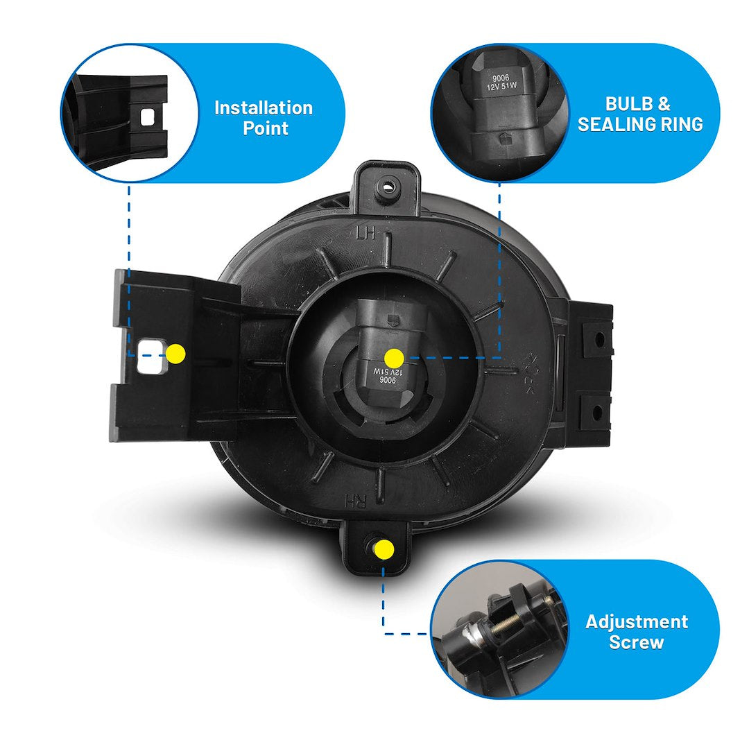 Product of Winjet CFWJ-0523-C Driving/ Fog Light 