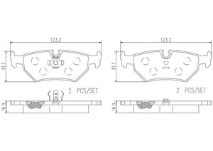 Product of Brembo P36008N Brake Pad - Set Of 4 