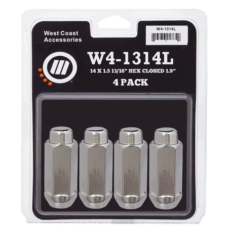 West Coast Wheel Accessories W4-1314l Lug Nut||wcww4-1314l.Jpg||85||wcww41314l||1215071
