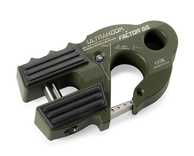 Factor 55 00250-14 Winch Clevis Hook||00250-Od-Grn.Jpg||85||fac0025014||1689284
