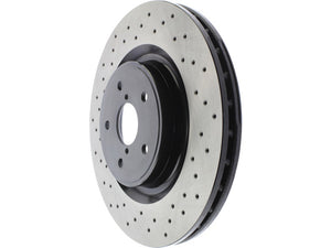 Product of Stop Tech/ Power Slot 128.47040 Vented Cross Drilled 1 Piece Brake Rotor 