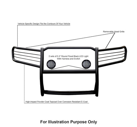 Black Horse Offroad 17dg111ma-Plfb Grille Guard||17dg111ma-Plfb_10.Jpg||86||blk7dg111mapb||1081999