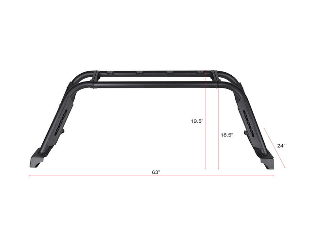 Product of Armordillo 7162433 Modular Powder Coated Steel Truck Bed Bar 