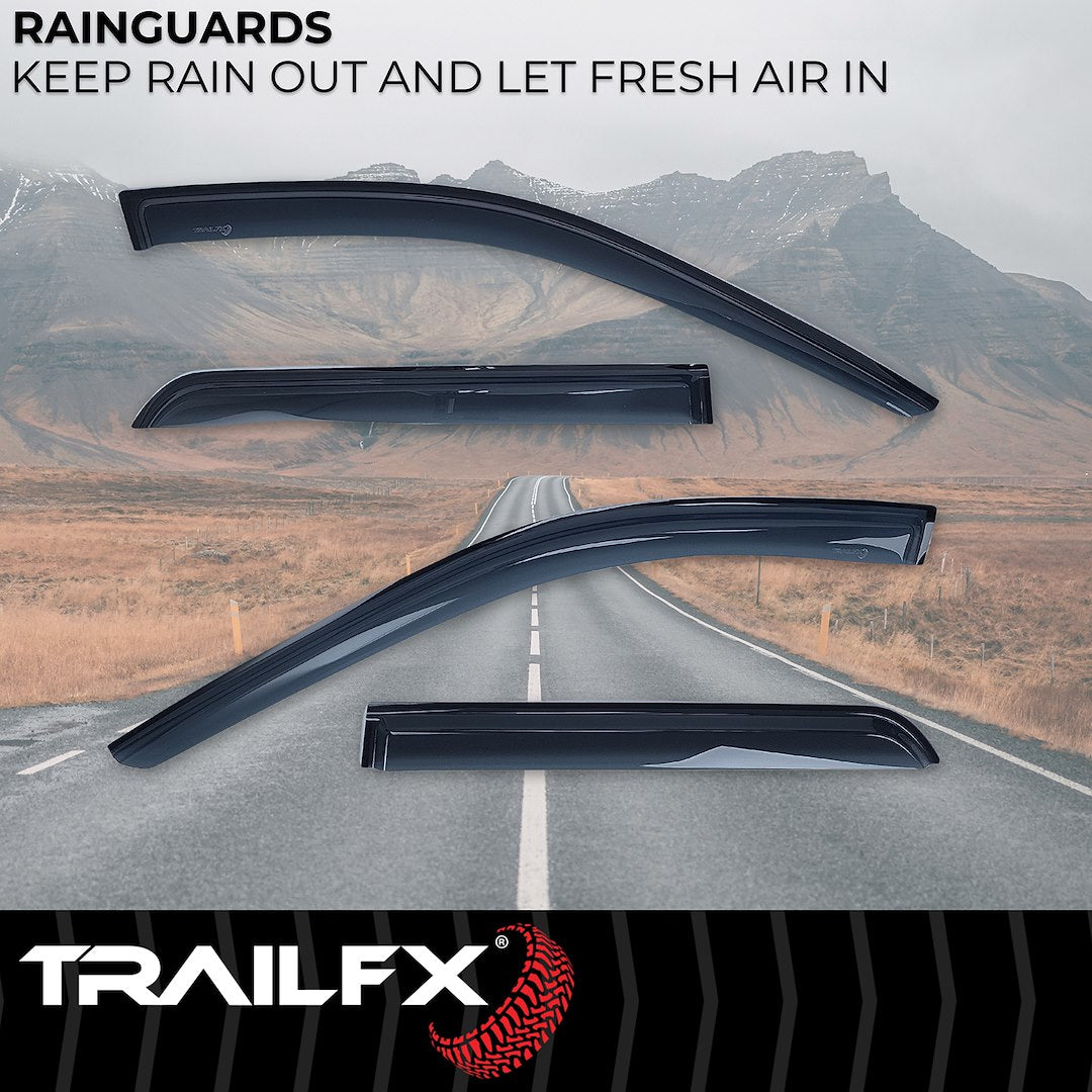 Product of TrailFX 4267H Outside Channel Rainguard 