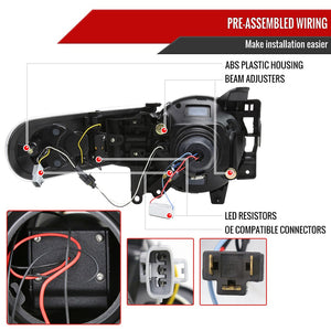 Spec-D Tuning 2lhe-Fj07jm-Sq-Rs Headlight Assembly||2lhe-Fj07jm-Sq-Rs_6.Jpg||91||sdt2lhefjjmsq||1563580