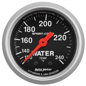 Autometer 3332 Gauge Water Temperature||3332.Jpg||85||a483332||1293523