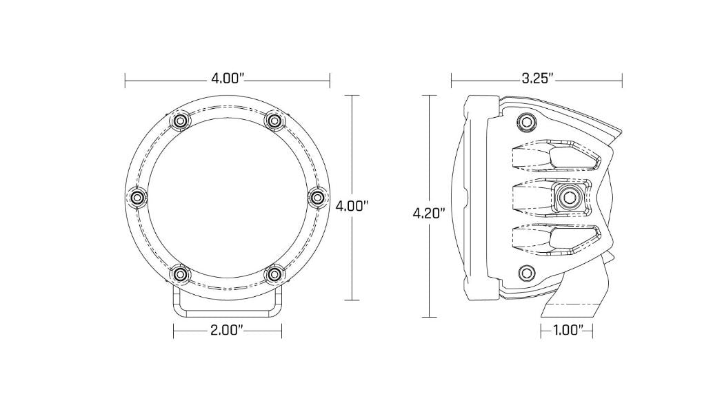 Rigid Lighting 36121 Driving/ Fog Light||36121_3.Jpg||88||r2g36121||1296527