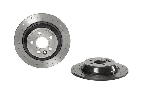 Product of Brembo 08A5401XC02 Xtra Solid Cross Drilled 1 Piece Brake Rotor 