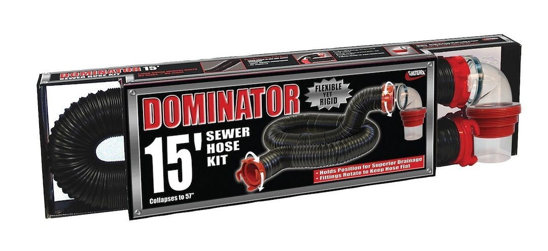 Product of Valterra D04-0250 15 Feet Black Sewer Hose Yes 