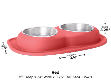 Weathertech (Usa) Dl6403rd Pet Dish||petcomfort_Dl6401_Red.Png||85||w24dl6403rd||1505747