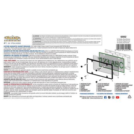 Product of Cruiser 62052 License Plate Frame