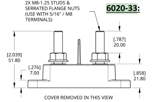 Egis 6020-33 Busbar Stud||6020-33_1.Png||86||egi602033||2249644