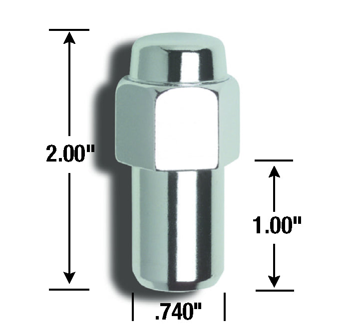 Product of Gorilla 75187B Duplex Mag Mag Shank 1/2x20 Lug Nut 