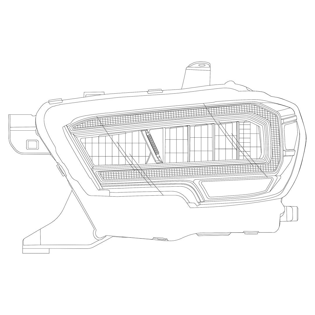 Alpharex Usa 880702 Headlight Assembly||880702_12.Jpg||95||alp880702||1550144