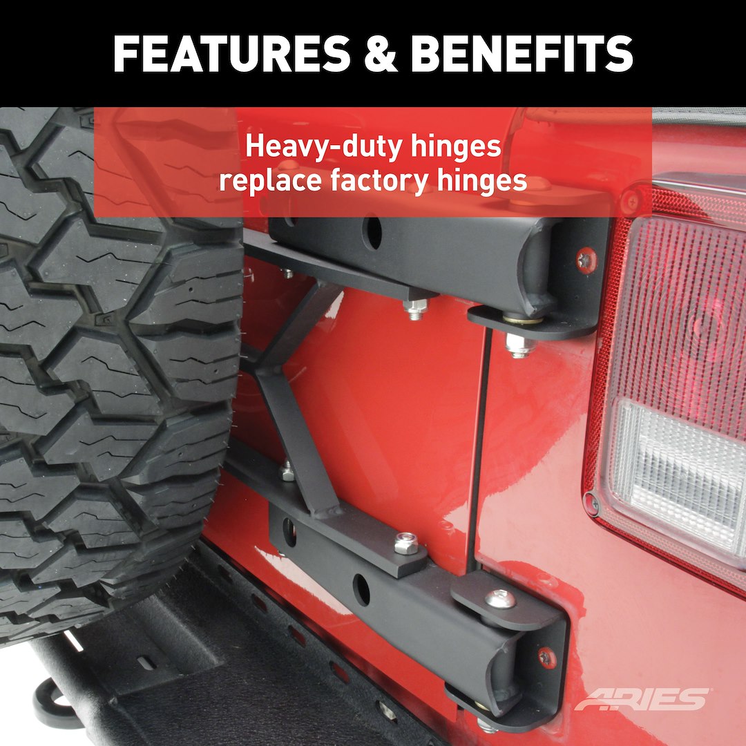 Product of Aries 2563000 Spare Tire Carrier