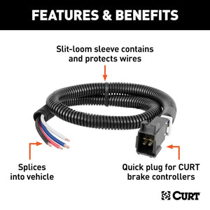 Curt 51516 Trailer Brake Control Wiring Harness||51516_3008x1990_Fa.Jpg||87||c9351516||902996