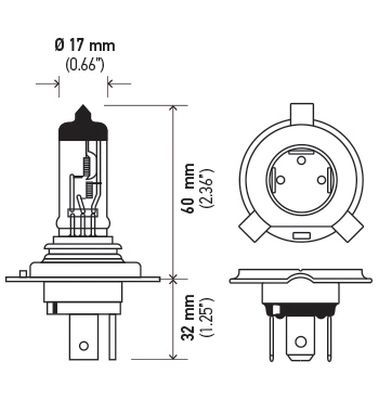 Product of Hella 002525651 Headlight Bulb