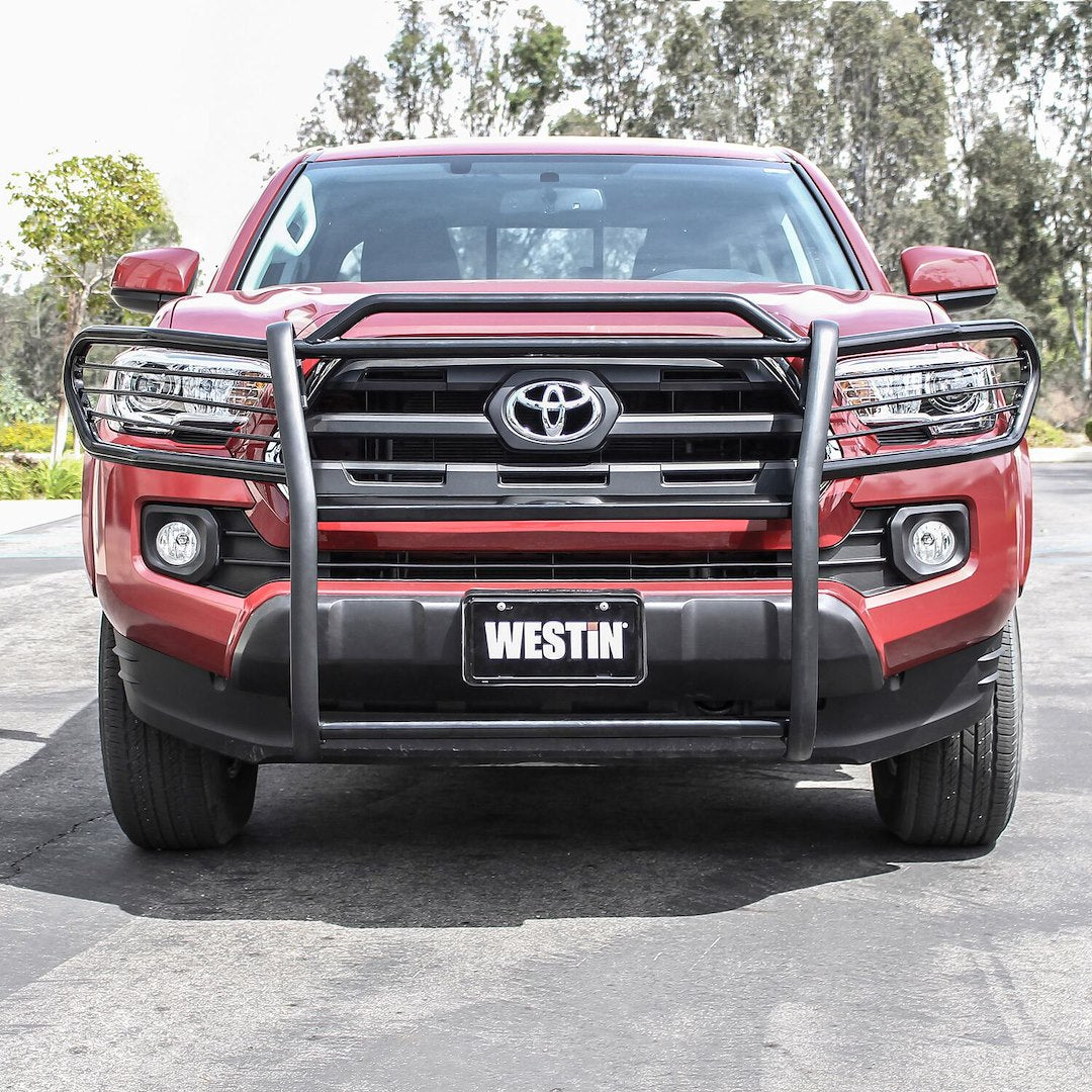 Product of Westin Automotive 40-3885 Grille Guard 1-Piece Black Powder Coated 