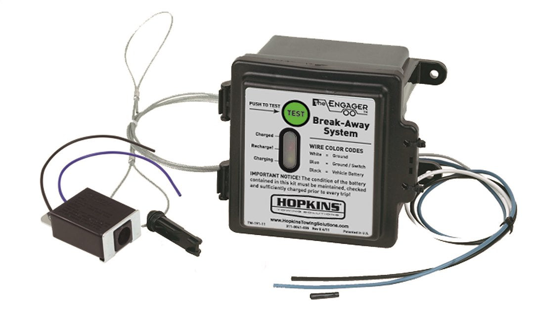 Product of Hopkins Mfg 20100 Trailer Breakaway System Kit