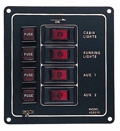 Sea Dog 422010-1 Switch Panel||422010-1.Jpg||85||sdg4220101||1150063