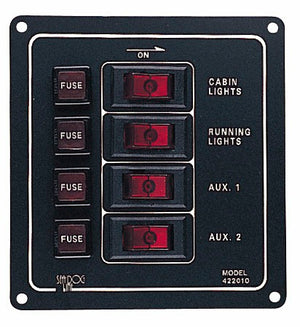 Sea Dog 422010-1 Switch Panel||422010-1.Jpg||85||sdg4220101||1150063