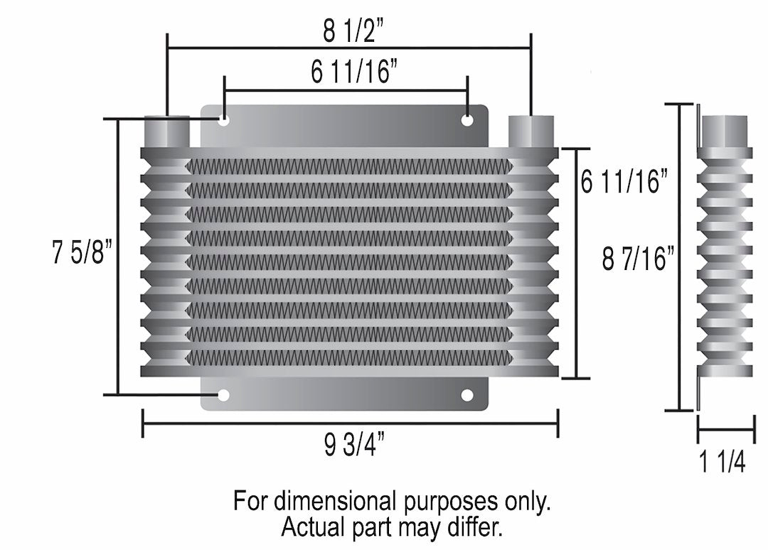 Product of Derale 13613 Fluid Cooler
