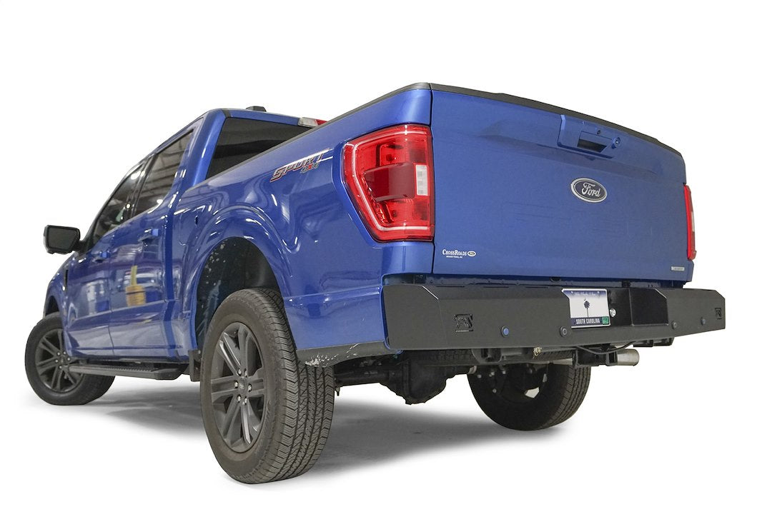 Product of Fab Fours FF21-RT5150-1 Red Steel Steel Matte Powder Coated Bumper 
