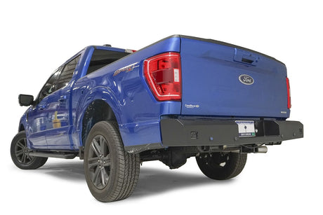 Product of Fab Fours FF21-RT5150-1 Red Steel Steel Matte Powder Coated Bumper 