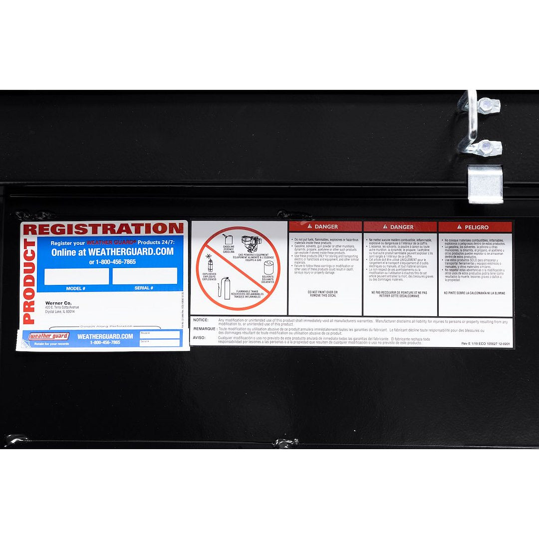 Product of Weather Guard (Werner) 131-5-04 Low Profile Toolbox 