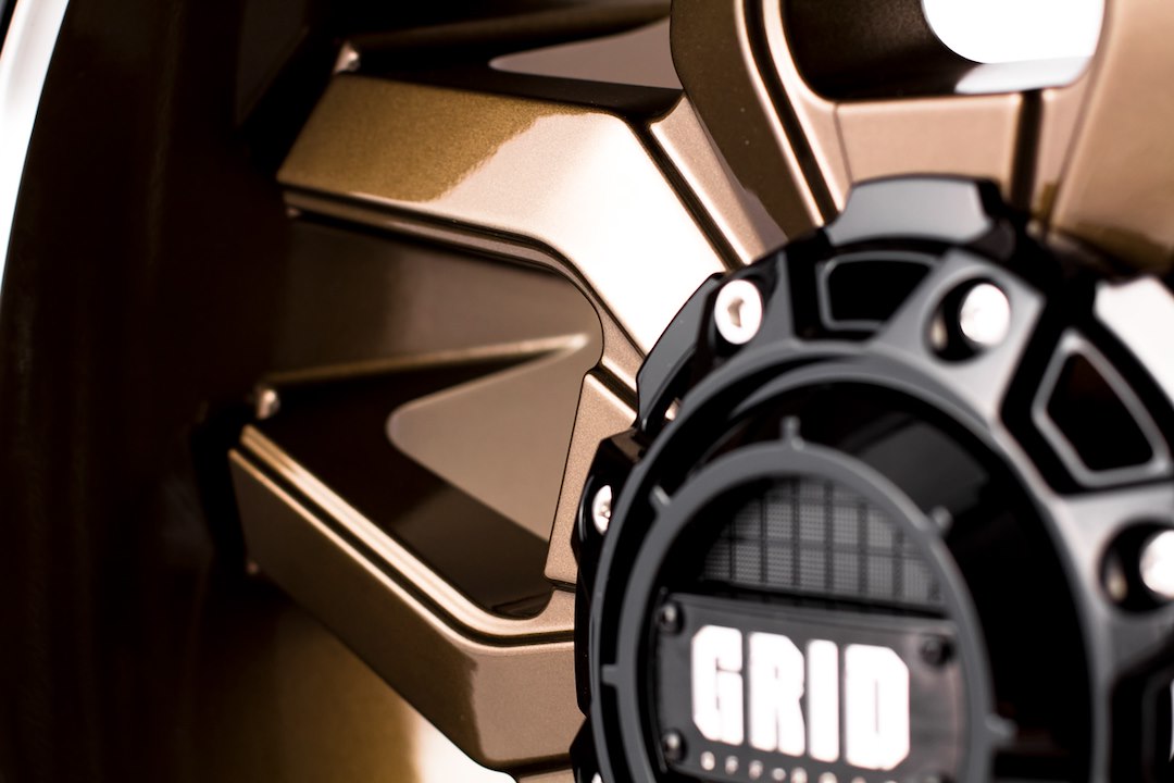 Product of Grid Wheels 17x9 Bronze With Black Lip Wheel - Not Applicable Bolt Pattern 