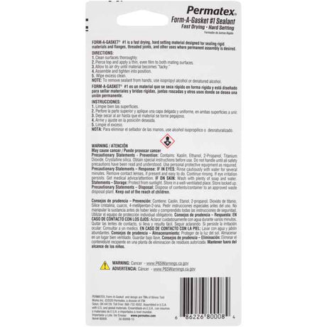 Permatex 80008 Gasket Sealer||80008_1.Jpg||86||p1380008||1166424