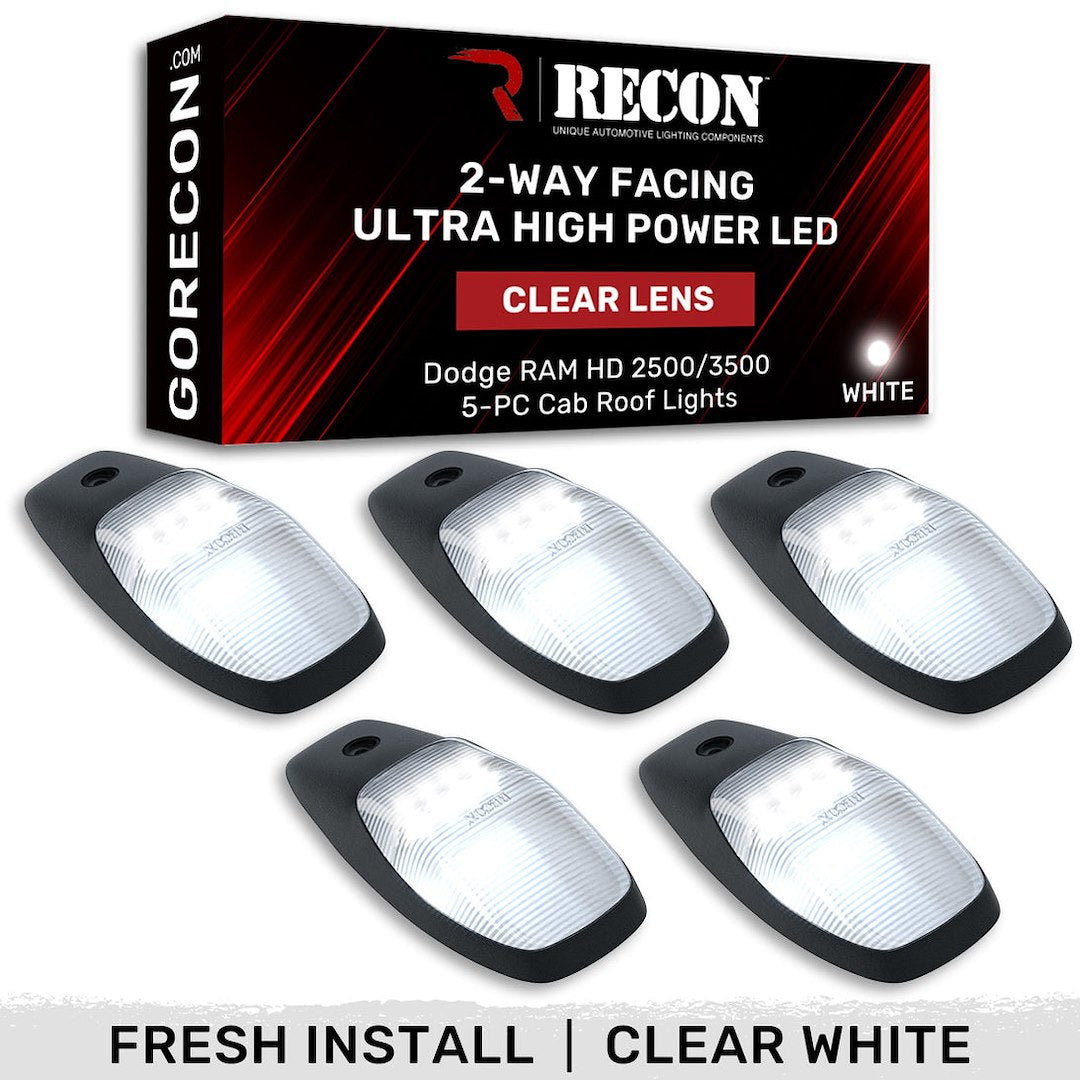 Recon Accessories 264345clhpwh Roof Marker Light||264345clhpwh_5.Jpg||90||r894345clhpwh||1837727