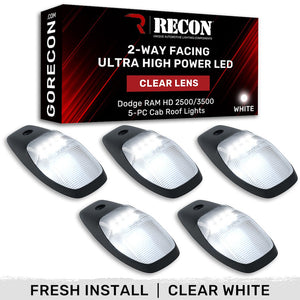 Recon Accessories 264345clhpwh Roof Marker Light||264345clhpwh_5.Jpg||90||r894345clhpwh||1837727
