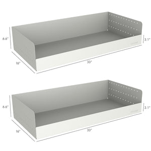 Product of Rolacase RSSHL/86-2 34 Inch L 16 Inch W Silver Van Storage System Shelf 