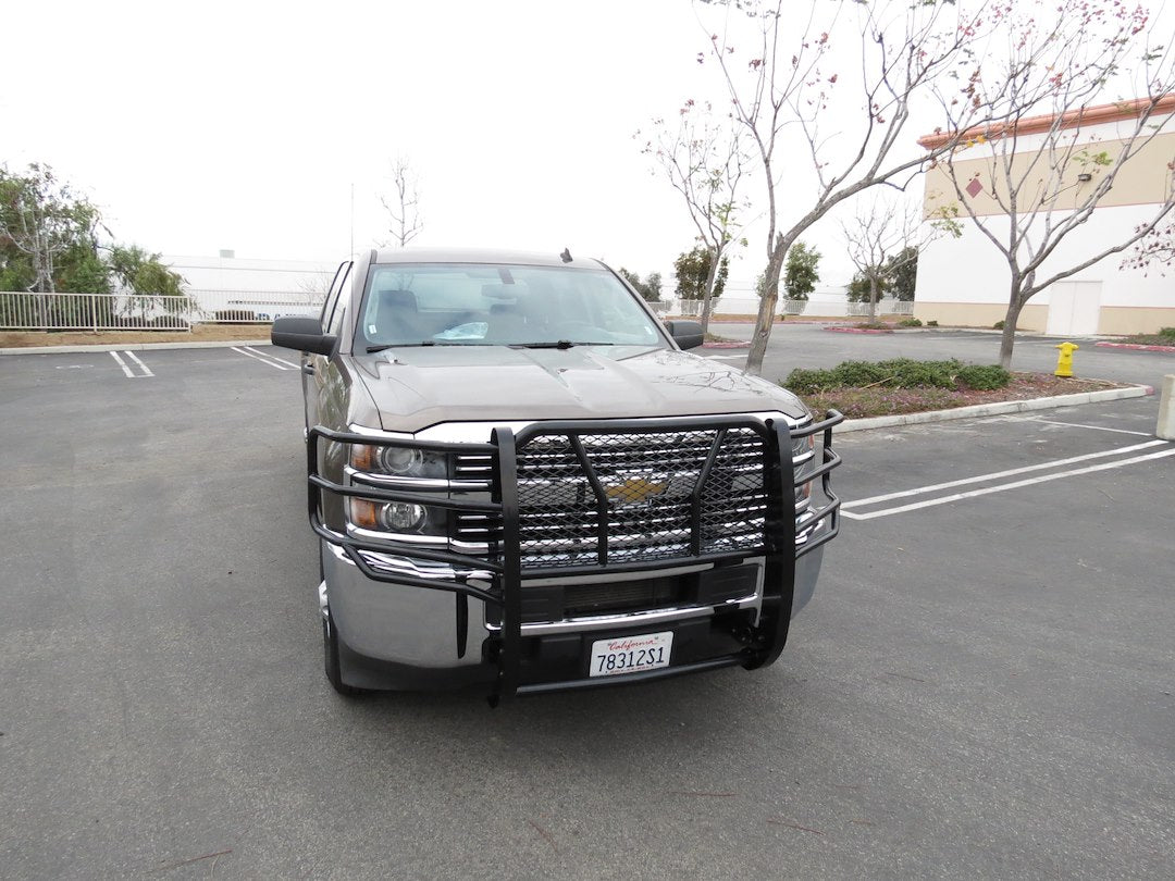 Product of Value Brand GM907B Grille Guard 1-Piece Black Powder Coated 