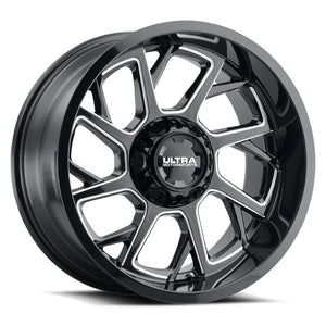 Product of Ultra Wheel 20x9 Black With Natural Accents Wheel - 5x5.00 Bolt Pattern 